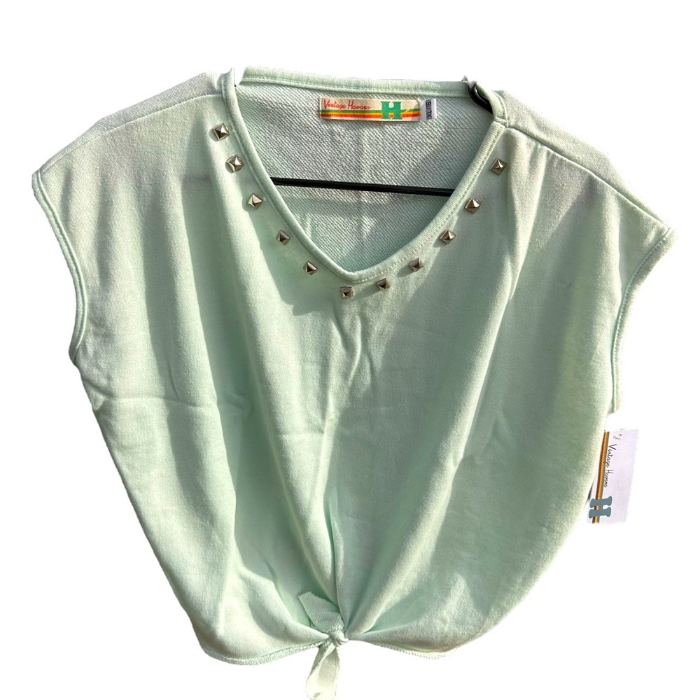 🌻. Vintage Havana Seafoam Green Top